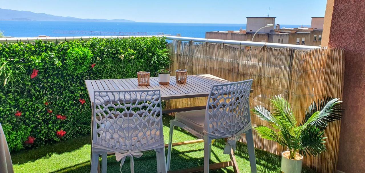 Appartement Ajaccio vue mer panoramique Exterior foto