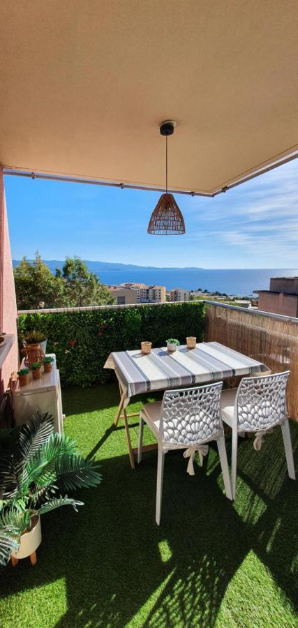 Appartement Ajaccio vue mer panoramique Exterior foto